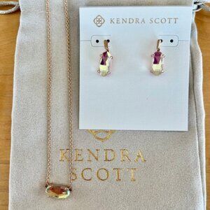 Kendra Scott Pendant and Drop Earrings